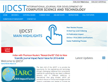 Tablet Screenshot of ijdcst.com